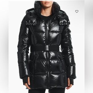 NWT SAM.
Soho Belted Down Mid-Length Puffer Jacket
